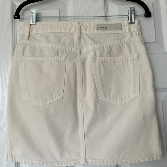 NWOT GRLFRND Blaire Denim Mini Skirt in Size 27 - Picture 3 of 16